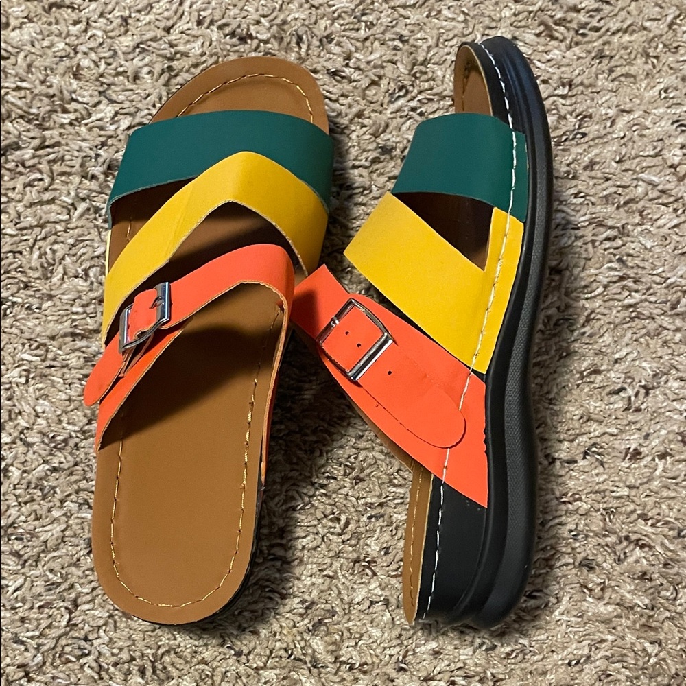 Colorful Strappy Sandals
